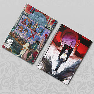 Скетчбук А5 150 гр.м² 48 арк Аніме Evangelion / Євангеліон 008