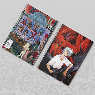 Скетчбук А5 150 гр.м² 48 арк Аніме Evangelion / Євангеліон 014