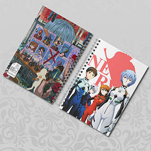 Скетчбук А5 150 гр.м² 48 арк Аніме Evangelion / Євангеліон 016