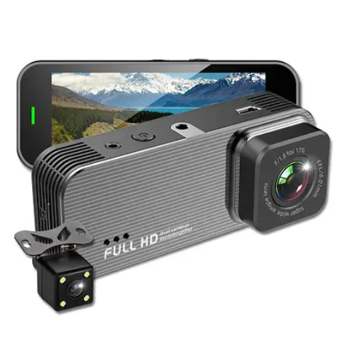 Відеореєстратор DVR 701 Full HD LCD 3.19" 2 камери, фото 1
