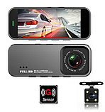 Відеореєстратор DVR 701 Full HD LCD 3.19" 2 камери, фото 6