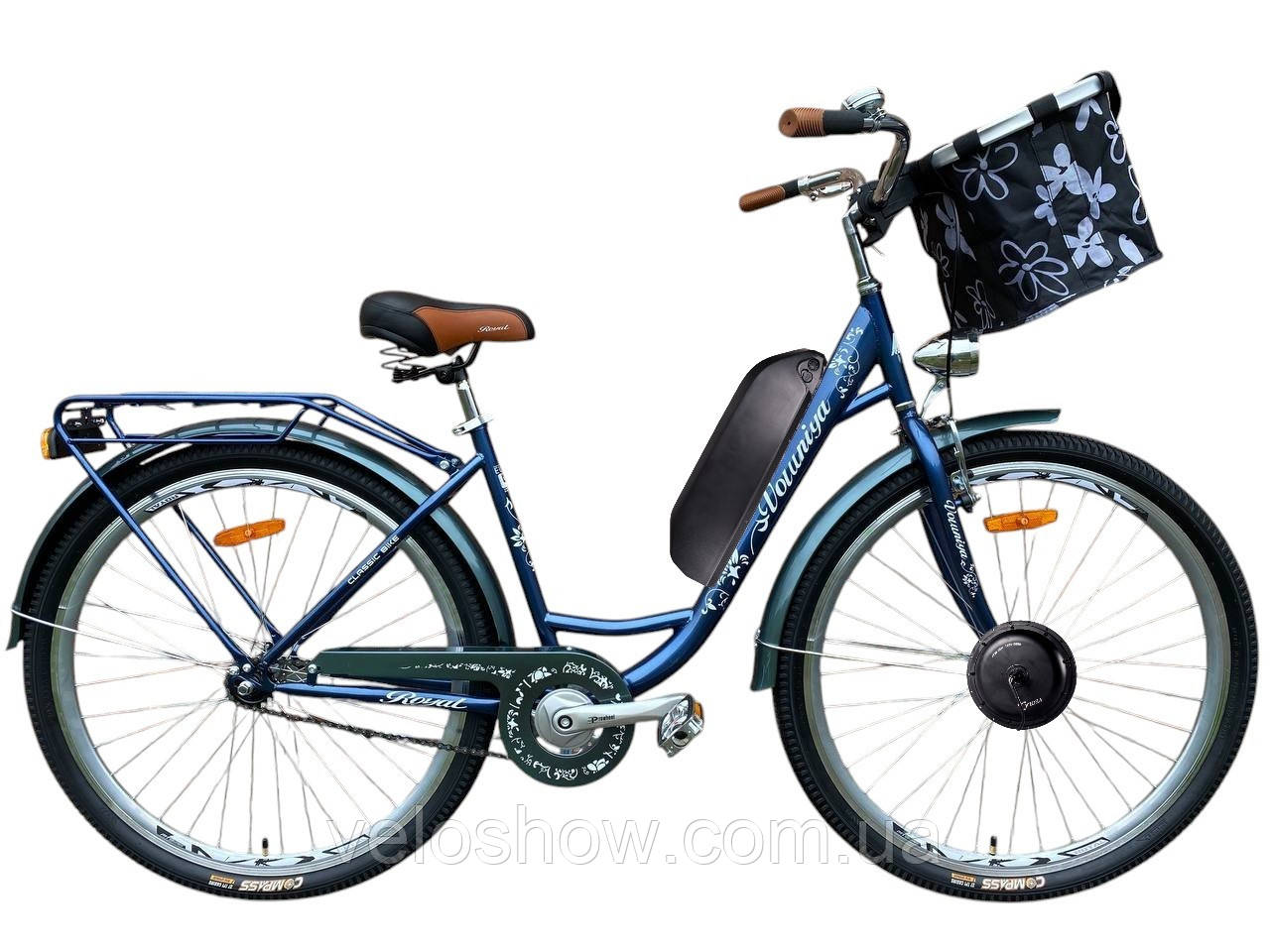 Електровелосипед 28 Galicia 500W, 48V10AH,18A мотор MXUS з Дисплеєм міський жіночий дорожній унісекс Royal