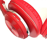 Бездротові Bluetooth навушники EVEREST ELITE BOSE із вбудованим мікрофоном Червоні V-750NC-Red, фото 6