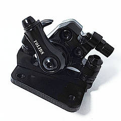 Гальмівний супорт на велосипед самокат чорний ТИП-А з платформою