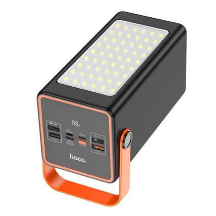 Power Bank повербанк з led лампою 90000 mah 22.5Вт Hoco J107 Чорний, фото 1