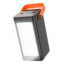 Power Bank повербанк з led лампою 90000 mah 22.5Вт Hoco J107 Чорний, фото 4