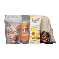 Дитячий подарунковий набір з персиком та горіхами №1