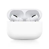 Чохол Soft Case для AirPods Pro + карабін - White