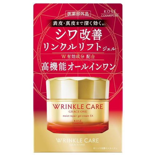 Kose Grace One Wrinkle Care Moist Gel Cream крем-гель з ніацинамідом від зморшок, зволоження та ліфтинг, 100 г