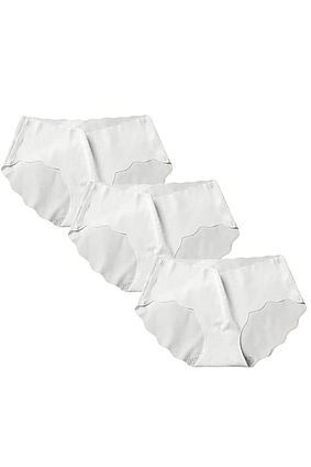 Безшовні труси сліпи Oyao набір 3 шт. білий