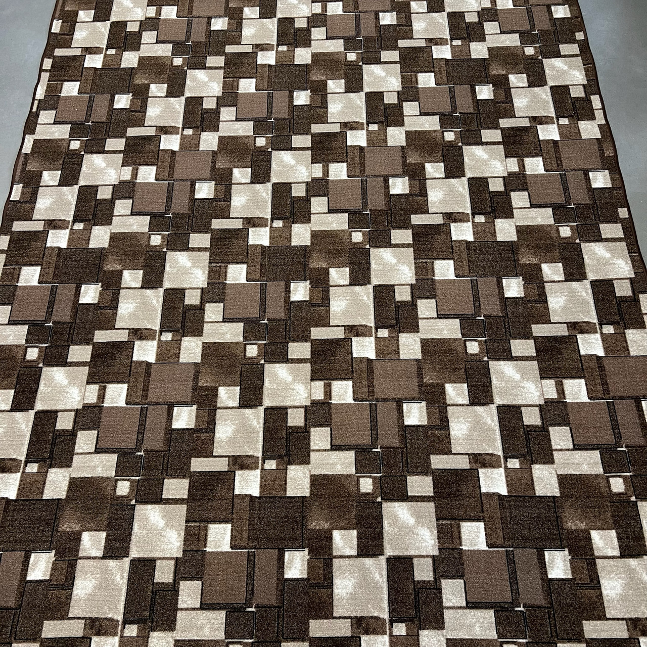 Бюджетне килимове покриття 2м 2,50м 3м на повстяній основі Бруківка