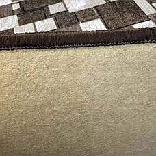 Бюджетне килимове покриття 2м 2,50м 3м на повстяній основі Бруківка, фото 4