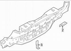 Панель задня FWD Nissan Ariya (22-) 79110-5MP0A