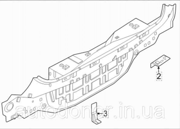 Панель задня FWD Nissan Ariya (22-) 79110-5MP0A, фото 1