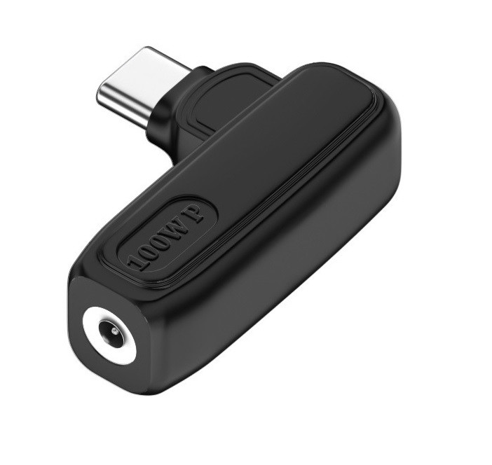 Адаптер із DC 4.0×1.35 на Type-C 100W E-marke перехідник перетворювач живлення для заряджання ноутбука від повербанка блока живлен