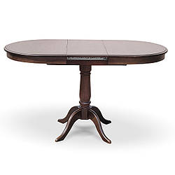 Стіл обідній дерев'яний Мікс меблі Анжеліка 100-130 см горіх