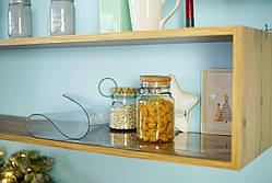 Прозора плівка М'яке скло для захисту меблів, товщина 1300 мкм (1,3 мм), фото 2