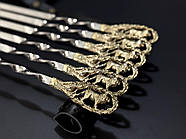 Набір шампурів "Лев" (в шкіряному сагайдаку), фото 2