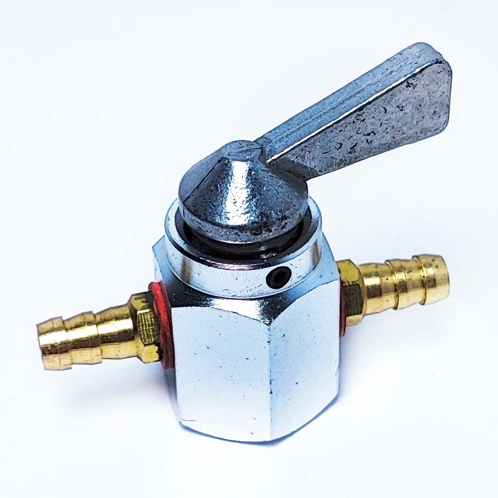 Кран паливний під шланг 6/6mm знімні штуцери