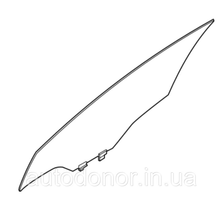 Скло двері заднє праве Nissan Ariya (22-) 82300-5MP5A