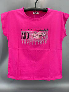 Футболка жіноча зі стразами М Рожевий