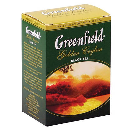 Чай Greenfield 100г Golden Ceylon чорний, фото 2