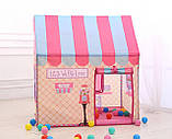 Дитячий ігровий будиночок RESTEQ — велика палатка «Солодкий будиночок» 110×70×100 см, фото 6