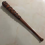 Бейсбольна бита RESTEQ Люсіль Нігана — The Walking Dead, 85 см, гумова, реалістична, фото 2