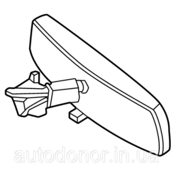 Дзеркало заднього огляду без відкриття гаража Nissan Ariya (22-) 96321-5MP0A