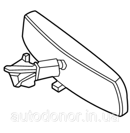 Дзеркало заднього огляду без відкриття гаража Nissan Ariya (22-) 96321-5MP0A, фото 1