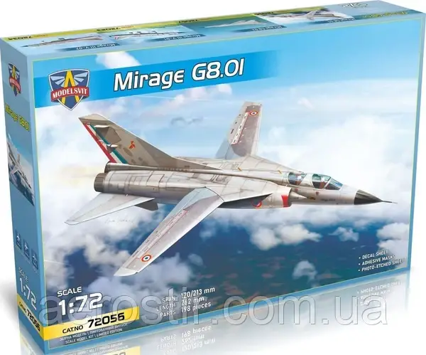 Mirage G8.01 1/72 Modelsvit 72056