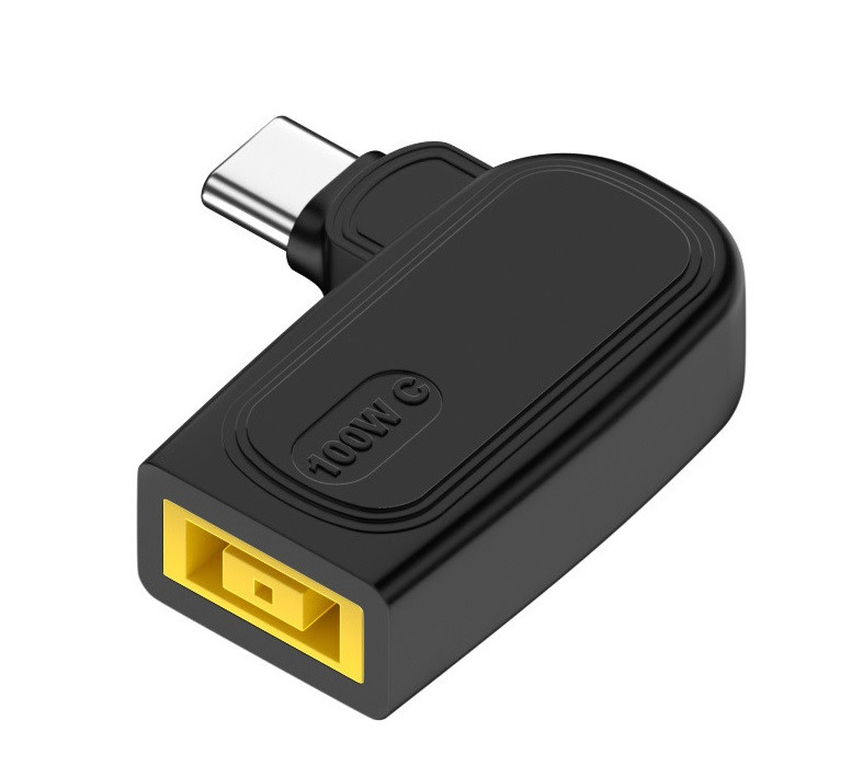 Адаптер із DC 11.0×4.5 Square Lenovo на Type-C 100W E-marke перехідник перетворювач живлення для заряджання ноутбука від повербанк