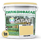 Кольорова Фасадна Силіконова Фарба «Силіконфасад» SkyLine 1030-Y10R Тералін 1л, фото 2