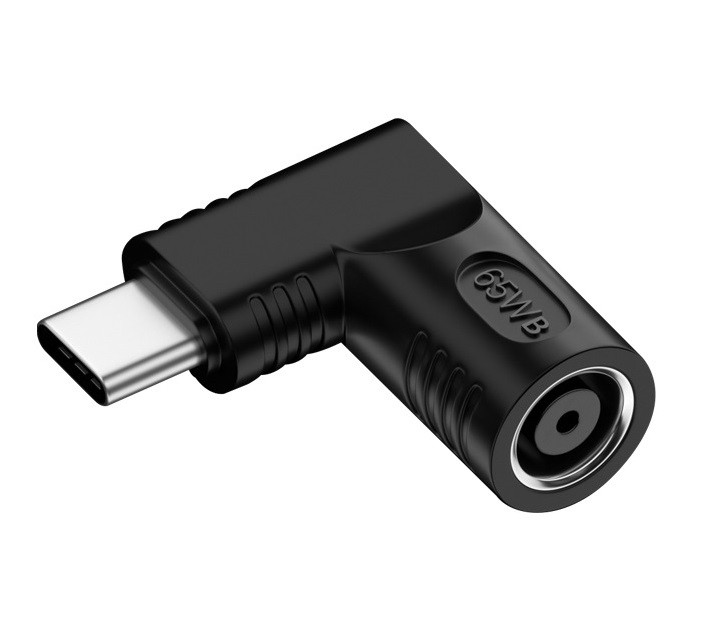 Адаптер із DC 7.4×0.6 на Type-C 65W E-marke перехідник перетворювач живлення для заряджання ноутбука від повербанка блока живлен