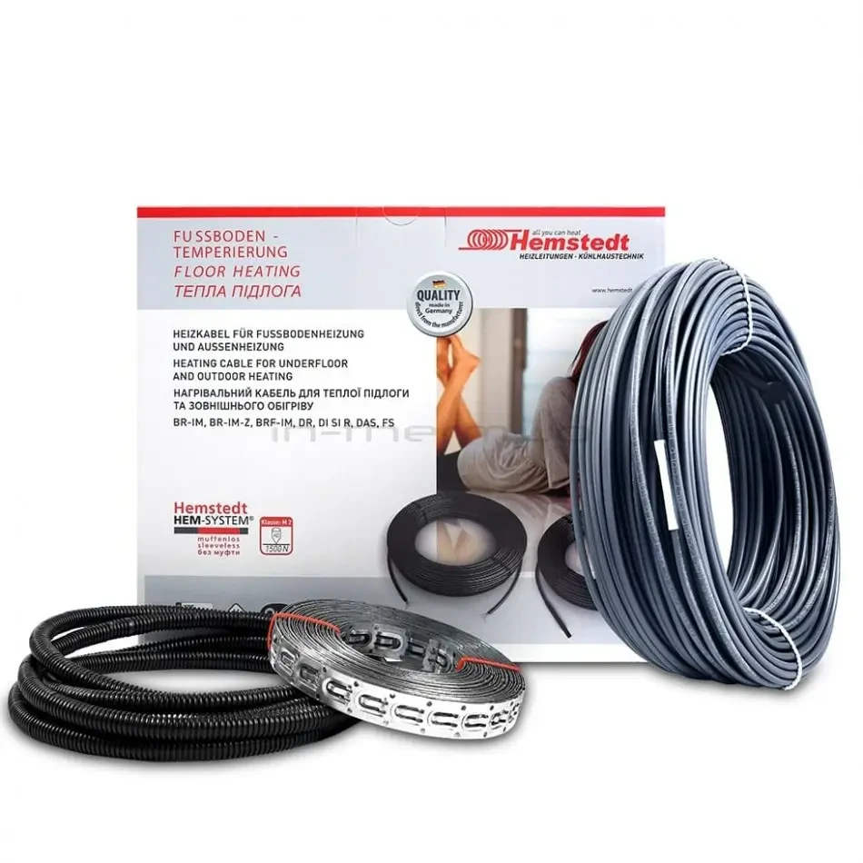 Тонка тепла підлога під плитку Hemstedt Di Si R 1,0 м кв./150 Вт
