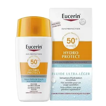 Флюїд сонцезахисний Eucerin Hydro Protect зволожуючий ультралегкий SPF 50+ 50 мл 66961