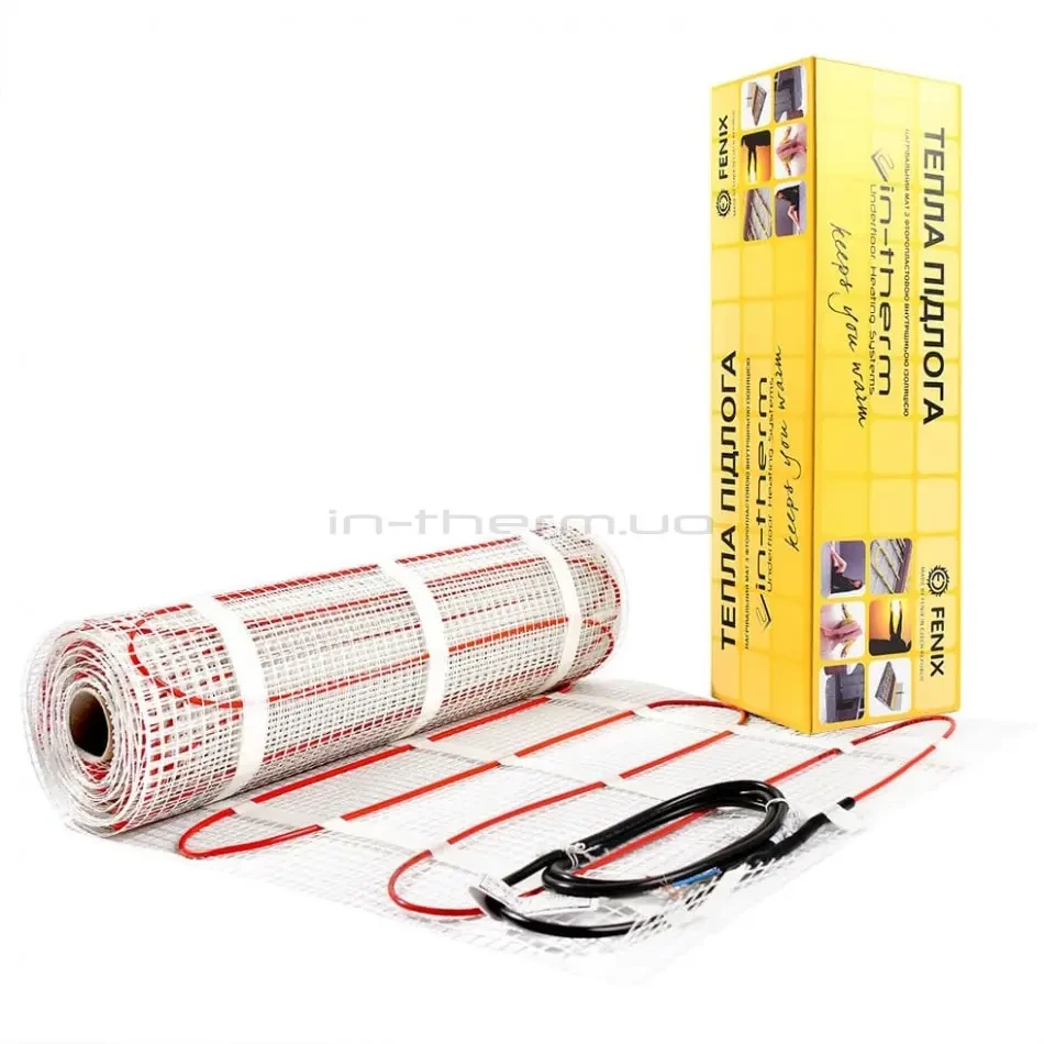 Мат для теплої підлоги In-Therm COMFORT 0,5 м кв./80 Вт