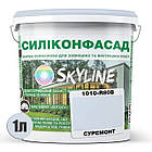 Кольорова Фасадна Силіконова Фарба «Силіконфасад» SkyLine 1010-R80B Суремонт 1л, фото 3