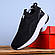 Легкі чоловічі кросівки тапочки Nike повномірні чорні, фото 5