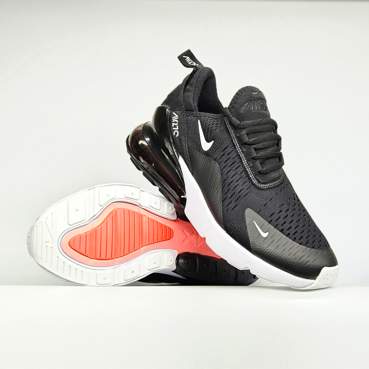 Кросівки чоловічі Nike Air Max 270 black/white Найк Аір Макс чорно-білі весна-осінь літо
