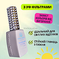 Топ без липкого шару антиподряпина для гель-лаку глянець 4 тижні SUPER STAR Global Fashion 15 мл