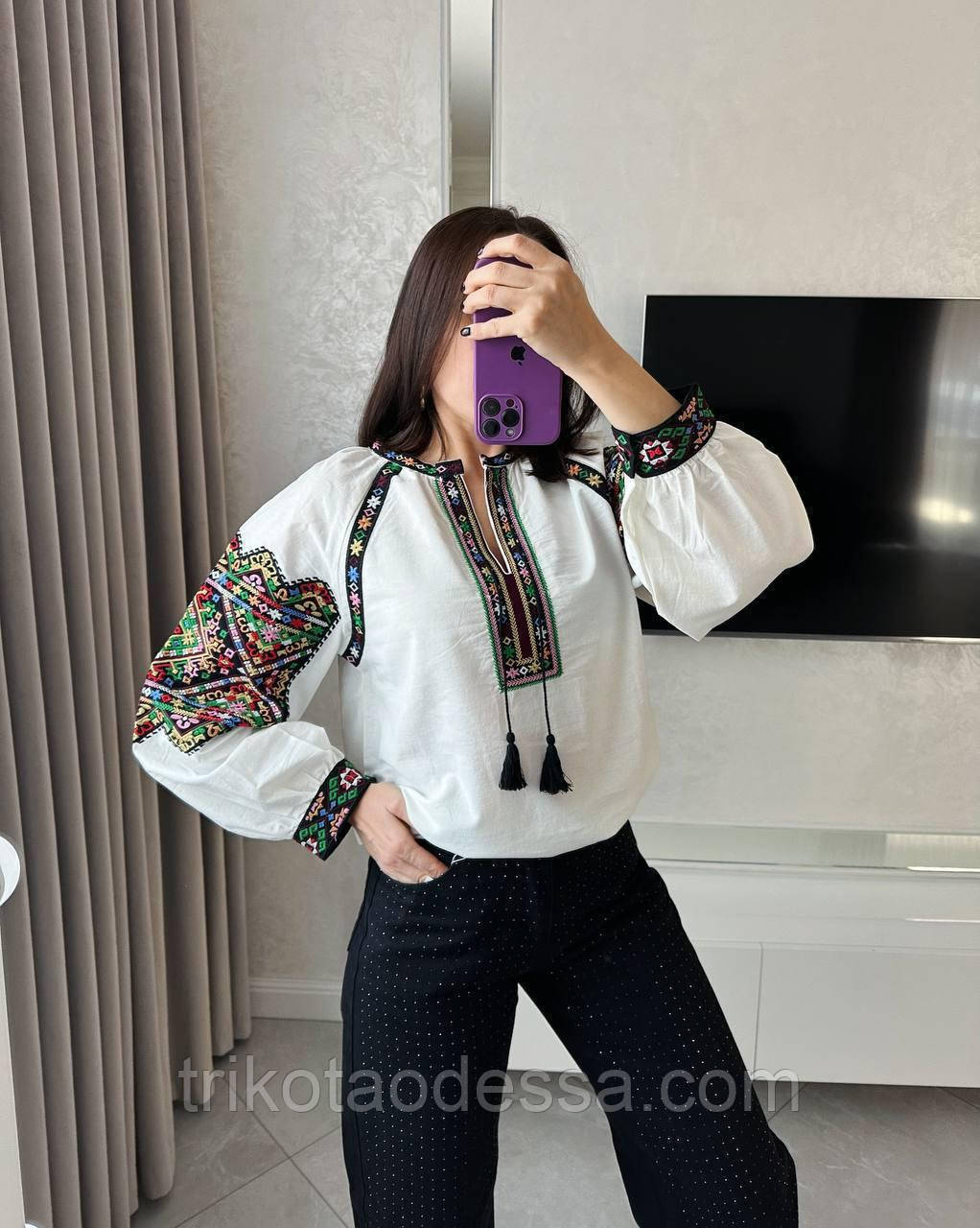 Блуза жіноча вишиванка 5919ол р.S-L New