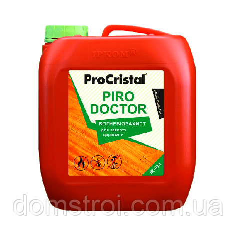 Просочення вогнебіозахисне для деревини ІРКОМ «ProCristal PIRODOCTOR» (IR-014), фото 1