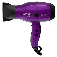 Фен для волосся Tecno Dry Compact Turbo Blue Metallic, 2000 Вт (KOMPACT06v)