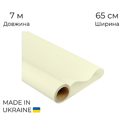 Калька рулона 002 перламутрова Кремова 65 см (7м), фото 1