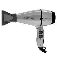 Професійний фен Tecno Dry Boss 6000 Ionic Silver, 2500 Вт (BOSSX8ION06)