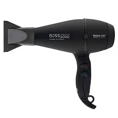 Професійний фен Tecno Dry Boss 6000 Soft Touch Black, 2500 Вт (BOSSX806E)