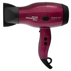 Професійний фен Tecno Dry Compact Turbo Red, 2000 Вт (KOMPACT06rw)