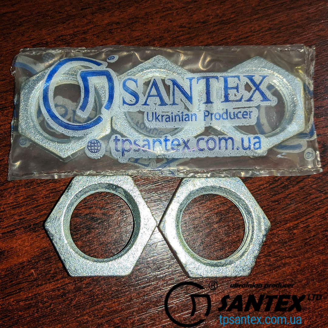 Оцинкована контргайка ДК 25 (1) сальна, фото 1