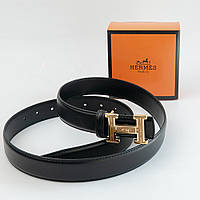 Шкіряний брендовий ремінь Hermes Гермес (281-1)